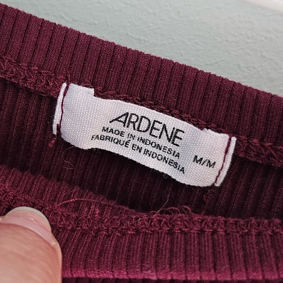 T-shirt Bardot côtelé - Picture 2 of 5